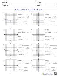 algebra 1 worksheets linear equations