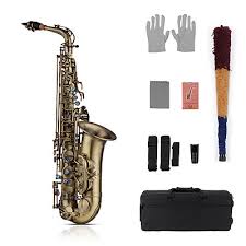 Antique Finish Eb E Flat Alto Saxophone