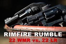 22 wmr vs 22 lr a rimfire cartridge