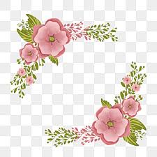 Bunga, perbatasan bunga indah, perbatasan bunga merah muda dan kuning, perbatasan, lukisan cat air. Background Bunga Png Images Vector And Psd Files Free Download On Pngtree