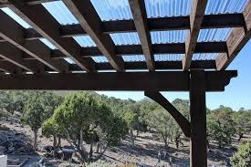 Corrugated Fiberglass Roof For Pergola
