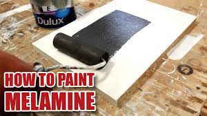 how to paint melamine