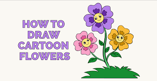 Contests groups blogs forum polls drawings pictures. How To Draw Cartoon Flowers Easy Step By Step Drawing Guides