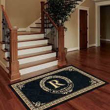 the monogrammed accent rug