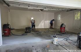 Garage Flooring Installation Day 1