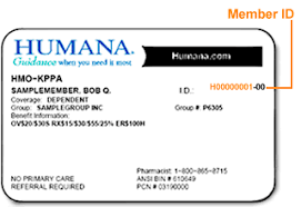 Humana allowance $ _____ total remaining amount due $ _____ balances higher than the allowance. Humana Id Card Examples