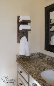 It comes in one piece and ensures a. Super Cute Diy Towel Holder Hand Towels Bathroom Towel Holder Bathroom Towel Holder Diy