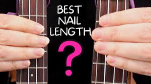 fingernail length to play ukulele