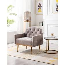 Grey Leisure Single Sofa Accent Chair