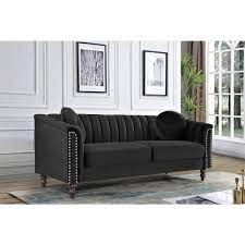 3 Seater Sofa In Black