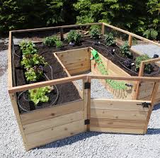 cedar raised garden bed 8x8