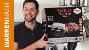 The optigrill features a powerful 1800 watt heating element, user friendly controls ergonomically located on the handle, and die cast aluminum plates with. Tefal Optigrill Review By Warren Nash Youtube