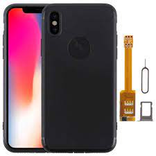 Turn off your device, remove your sim, and place another sim card in the tray. Brand New 2 In 1 Dual Sim Card Adapter Tpu Case With Sim Card Tray Sim Card Pin For Iphone X Dual Card Single Standby Sim Card Adapters Aliexpress