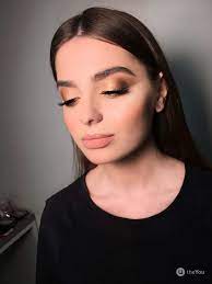 night out makeup gold women beata s work