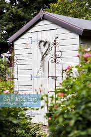 Country Garden Shed Stock Photo By