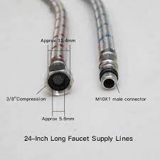 faucet connector brass supply lines