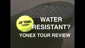 Water Resistant Tennis Ball Yonex Tour Tennis Ball Review