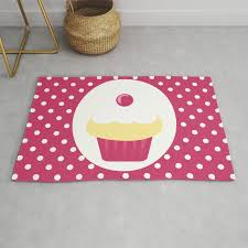 candy cupcake rug by kourai society6
