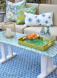 Stylish and attractive patio table: Diy Patio Table 15 Easy Ways To Make Your Own Bob Vila