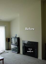 fireplace mantel 102 before after