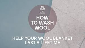 how to wash wool blankets you