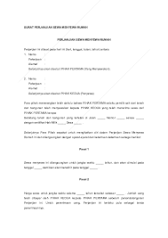 Surat perjanjian kontrak kerja biasanya dibuat dalam selembar kertas dengan logo perusahaan. Doc Surat Perjanjian Sewa Menyewa Rumah Perjanjian Sewa Menyewa Rumah Clemens Aji Wijaya Academia Edu