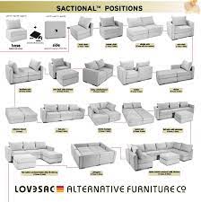 lovesac modular sectional sofa