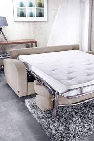 Beds Brown 3 Seater Retro Sofa Bed