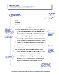 Example MLA Style Footnotes and Bibliography Template Free Download     Pinterest