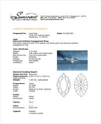 Free 7 Jewelry Appraisal Form Samples In Sample Example