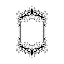 premium vector gorgeous baroque frame