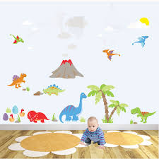 large dinosaur wall stickers for baby