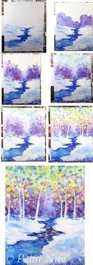 35 step by step watercolour painting
