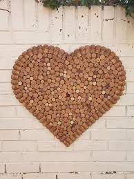 large heart wine cork board 39 00