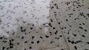 how to polish terrazzo floor with