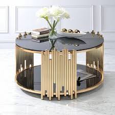 Royal Gold Round Coffee Table