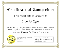 Training Certificate Sample