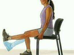 knee high sitting exercise health