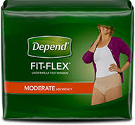 Depend Fit Flex Maximum Absorbency Underwear For Women