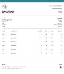 cosmetic invoice template billed