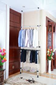 With a hanging rail, drawers, shelves on the. Sobuy Frg35 Telescopic Storage Shelving Wardrobe Organiser Clothes Rack Coat Racks Aliexpress