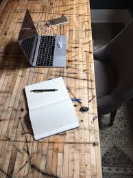 reclaimed boxcar flooring desk grain