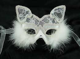 makeup dance mask lace love cat