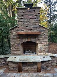 outdoor fireplaces and fire pits
