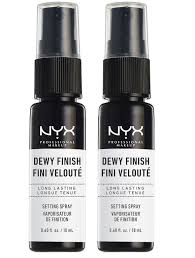 2 pack nyx makeup setting spray mini