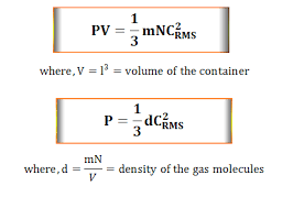 Using the equation for kinetic energy: Kinetic Theory Gases Postulates Equation Derivation