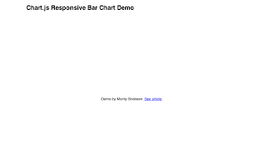 Chart Js Responsive Bar Chart Demo