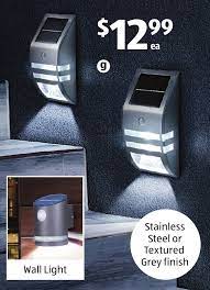 Solar Step Or Wall Light Offer At Aldi