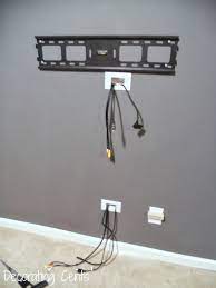 Wall Mounted Tv And Hiding The Cords