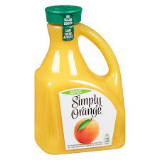 simply orange juice with pulp